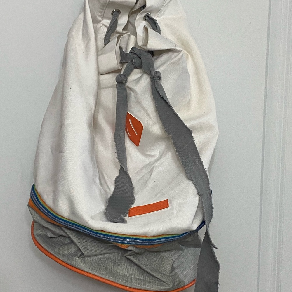 Stylish White and Gray  Bag